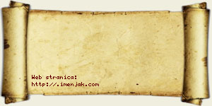 Lena Klincov vizit kartica